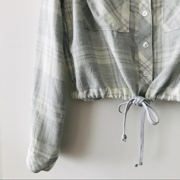 Cinched Drawstring Shacket Shirt NWOT - Picture 9 of 15